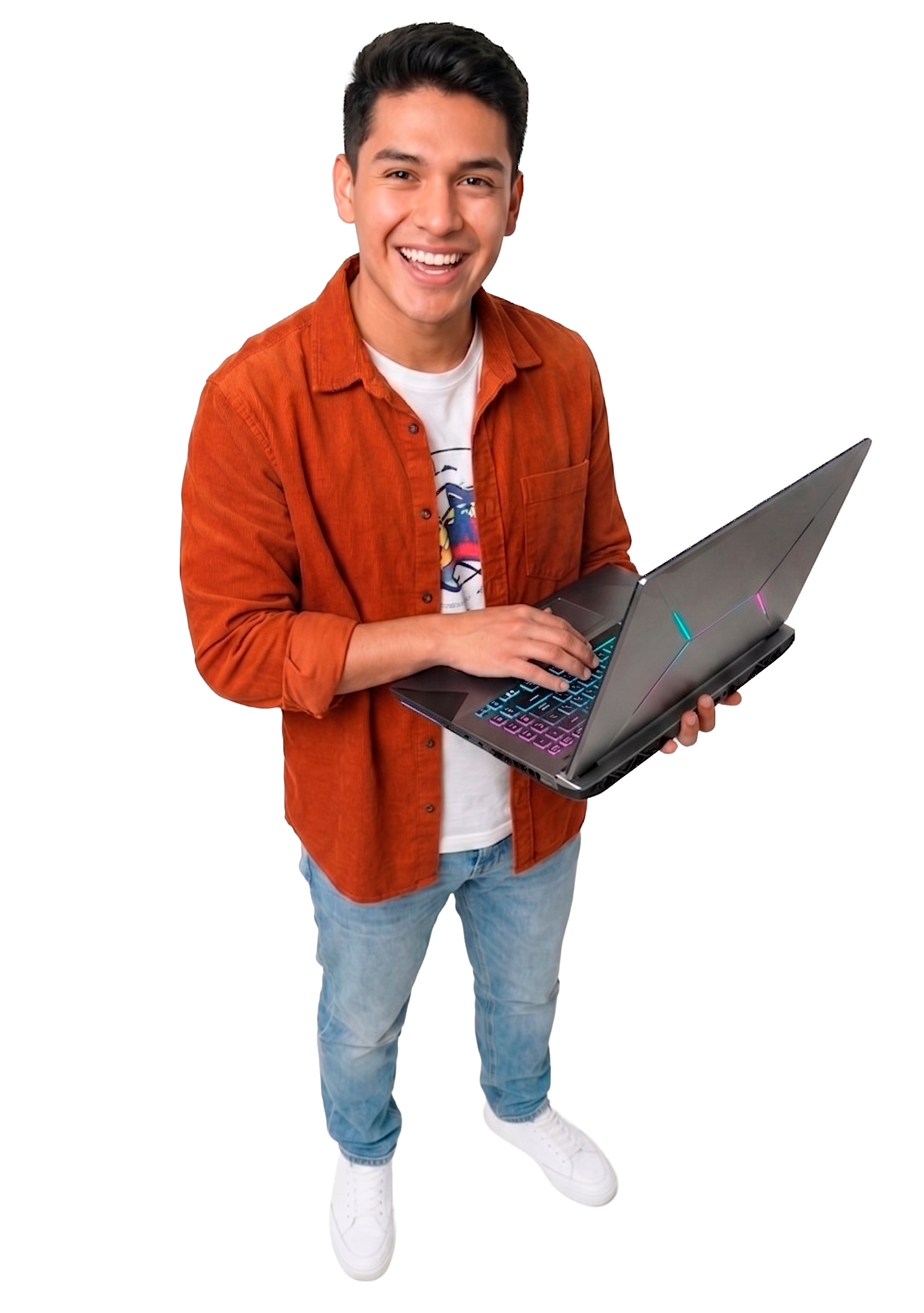 Cliente jogando com internet fibra NORT